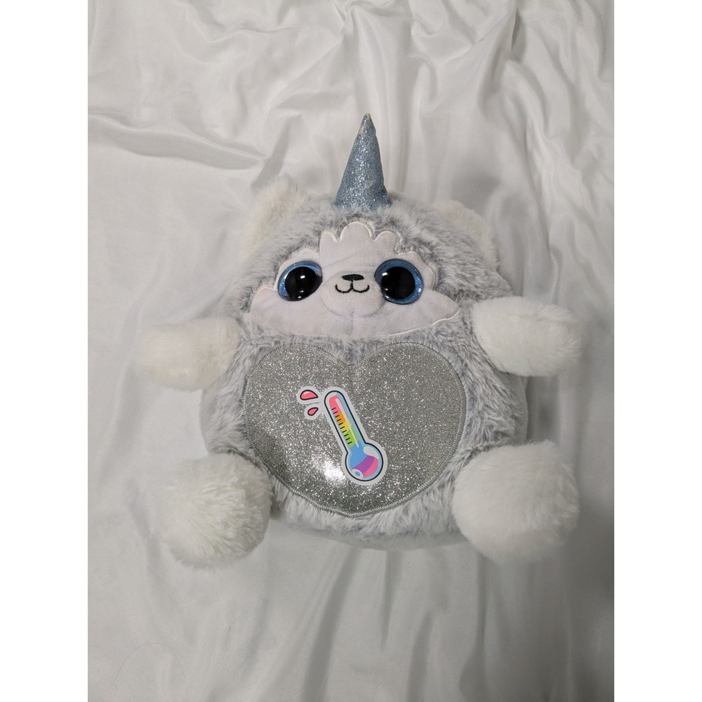 Rainbocorn Puppycorn‎ Rescue Husky Plush Gray, Blue, Silver, And Other Colors